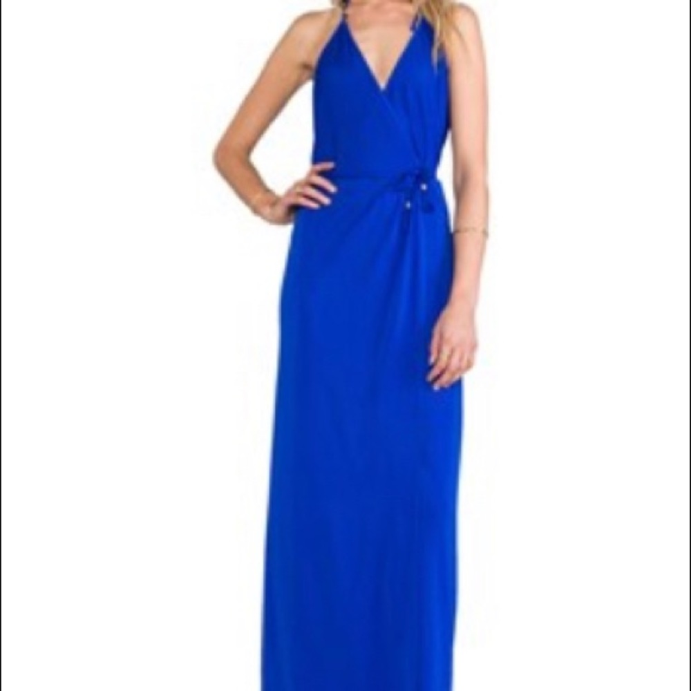 Karina Grimaldi Matte Jersey Seville Maxi Dress Size Small